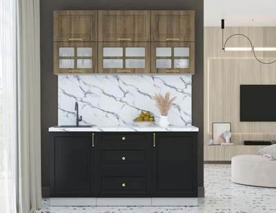 Кухонный гарнитур Интерлиния Мила Шато 1.6Б