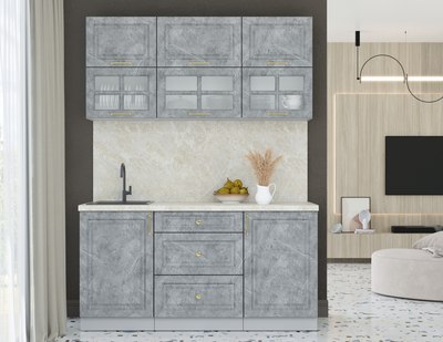 Кухонный гарнитур Интерлиния Мила Шато 1.6Б