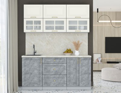 Кухонный гарнитур Интерлиния Мила Шато 1.7Б