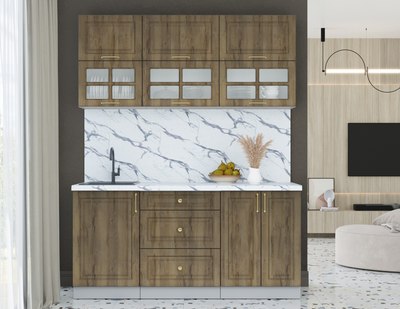 Кухонный гарнитур Интерлиния Мила Шато 1.7Б