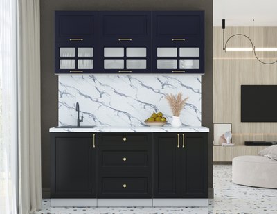 Кухонный гарнитур Интерлиния Мила Шато 1.7Б