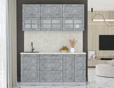 Кухонный гарнитур Интерлиния Мила Шато 1.7Б