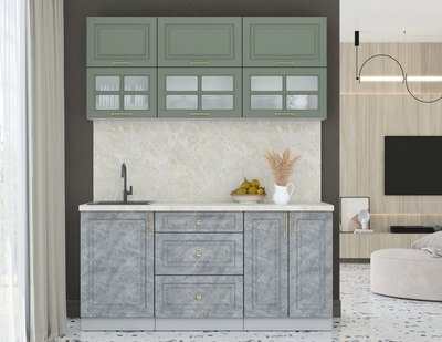 Кухонный гарнитур Интерлиния Мила Шато 1.7Б