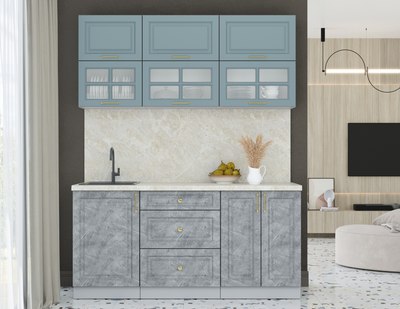 Кухонный гарнитур Интерлиния Мила Шато 1.7Б