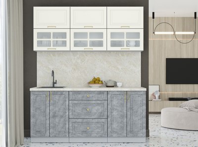 Кухонный гарнитур Интерлиния Мила Шато 1.8Б