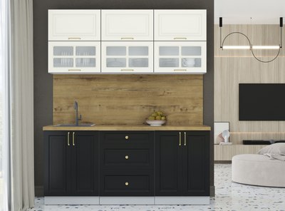 Кухонный гарнитур Интерлиния Мила Шато 1.8Б