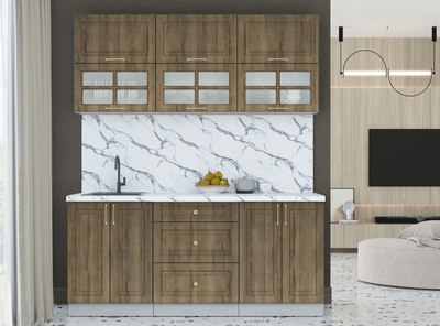 Кухонный гарнитур Интерлиния Мила Шато 1.8Б