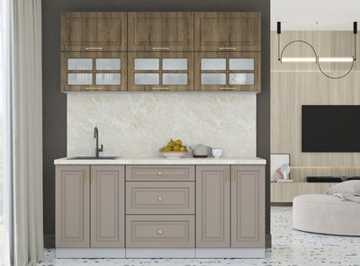 Кухонный гарнитур Интерлиния Мила Шато 1.8Б