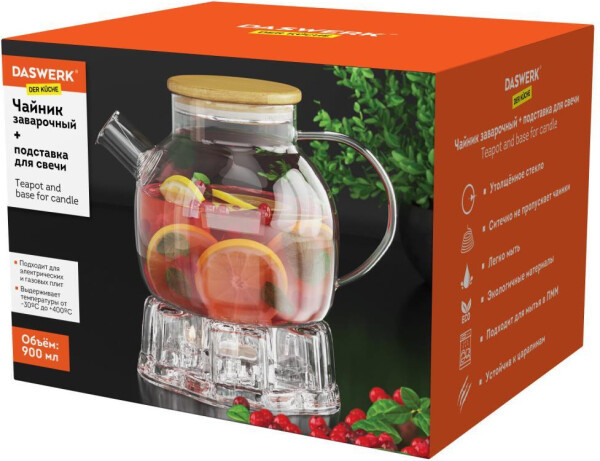 Заварочный чайник Daswerk Бочонок / 608646