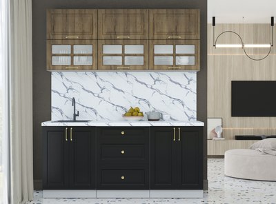 Кухонный гарнитур Интерлиния Мила Шато 1.8Б