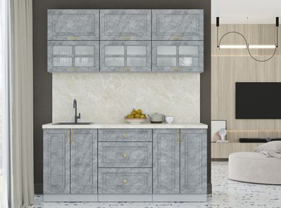 Кухонный гарнитур Интерлиния Мила Шато 1.8Б