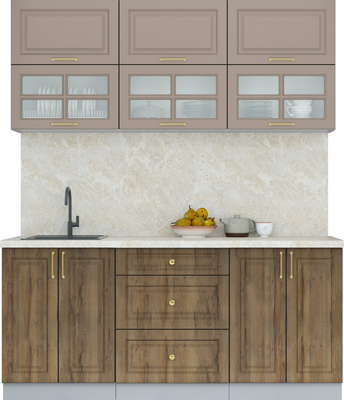 Кухонный гарнитур Интерлиния Мила Шато 1.8Б - фото