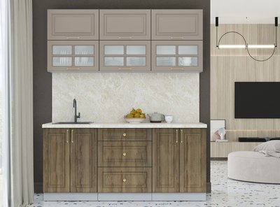 Кухонный гарнитур Интерлиния Мила Шато 1.8Б