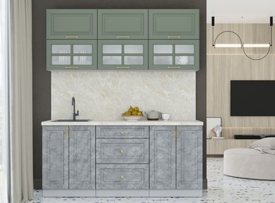 Кухонный гарнитур Интерлиния Мила Шато 1.8Б