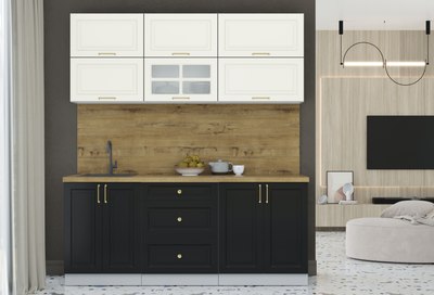 Кухонный гарнитур Интерлиния Мила Шато 1.9Б