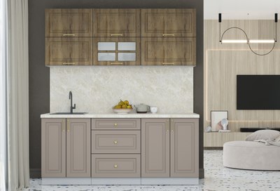 Кухонный гарнитур Интерлиния Мила Шато 1.9Б