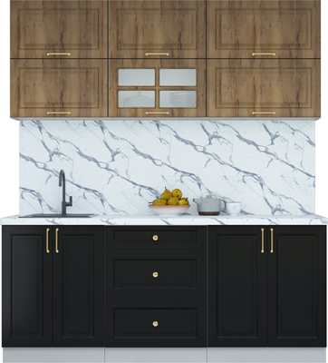 Кухонный гарнитур Интерлиния Мила Шато 1.9Б - фото