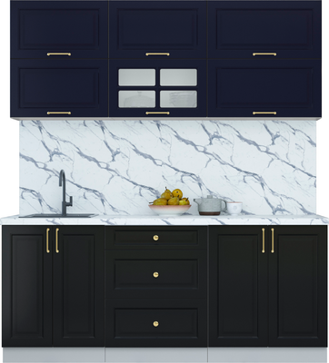 Кухонный гарнитур Интерлиния Мила Шато 1.9Б - фото