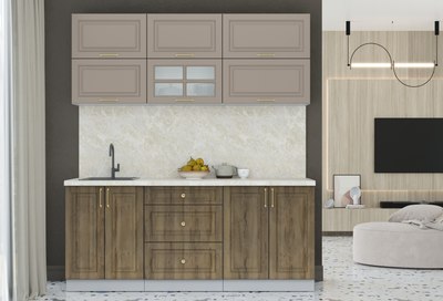 Кухонный гарнитур Интерлиния Мила Шато 1.9Б