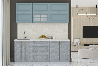 Кухонный гарнитур Интерлиния Мила Шато 1.9Б