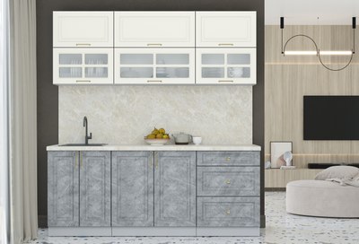 Кухонный гарнитур Интерлиния Мила Шато 2.0Б