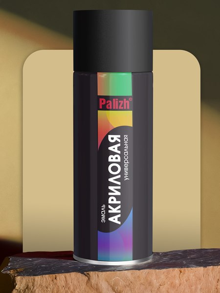 Эмаль Palizh Аэрозольная универсальная RAL1001