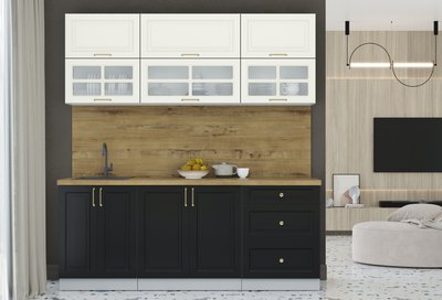 Кухонный гарнитур Интерлиния Мила Шато 2.0Б