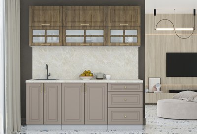 Кухонный гарнитур Интерлиния Мила Шато 2.0Б