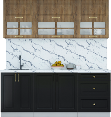 Кухонный гарнитур Интерлиния Мила Шато 2.0Б - фото