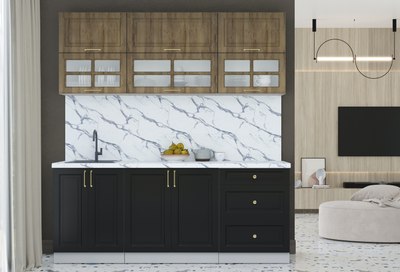 Кухонный гарнитур Интерлиния Мила Шато 2.0Б