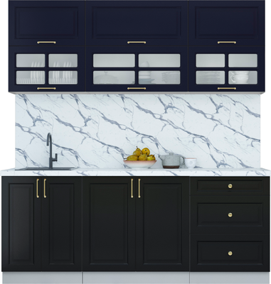 Кухонный гарнитур Интерлиния Мила Шато 2.0Б - фото