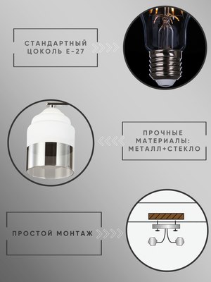 Потолочный светильник Aitin-Pro НПБ 02-2x60-101 / 6197/2