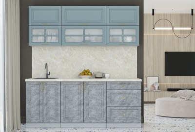 Кухонный гарнитур Интерлиния Мила Шато 2.0Б