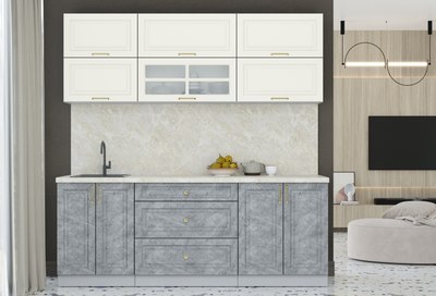 Кухонный гарнитур Интерлиния Мила Шато 2.1Б