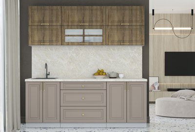 Кухонный гарнитур Интерлиния Мила Шато 2.1Б