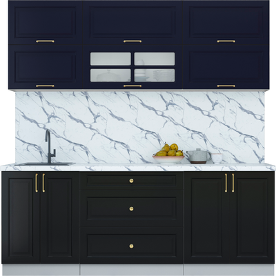 Кухонный гарнитур Интерлиния Мила Шато 2.1Б - фото