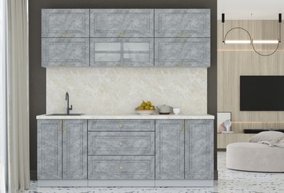 Кухонный гарнитур Интерлиния Мила Шато 2.1Б