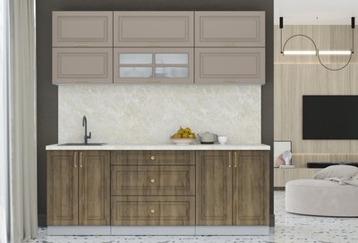 Кухонный гарнитур Интерлиния Мила Шато 2.1Б