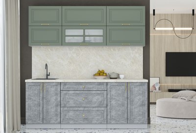 Кухонный гарнитур Интерлиния Мила Шато 2.1Б