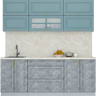 Кухонный гарнитур Интерлиния Мила Шато 2.1Б - фото