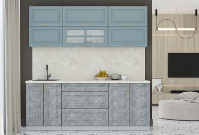 Кухонный гарнитур Интерлиния Мила Шато 2.1Б