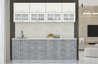 Кухонный гарнитур Интерлиния Мила Шато 2.3Б