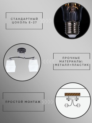 Потолочный светильник Aitin-Pro НПБ 02-2х40-101 / XA1036B/2