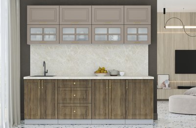 Кухонный гарнитур Интерлиния Мила Шато 2.3Б