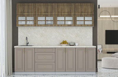 Кухонный гарнитур Интерлиния Мила Шато 2.4Б