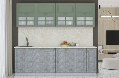 Кухонный гарнитур Интерлиния Мила Шато 2.4Б