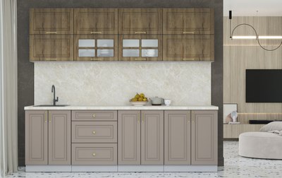 Кухонный гарнитур Интерлиния Мила Шато 2.5Б