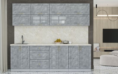 Кухонный гарнитур Интерлиния Мила Шато 2.5Б