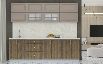 Кухонный гарнитур Интерлиния Мила Шато 2.5Б