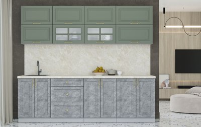 Кухонный гарнитур Интерлиния Мила Шато 2.5Б